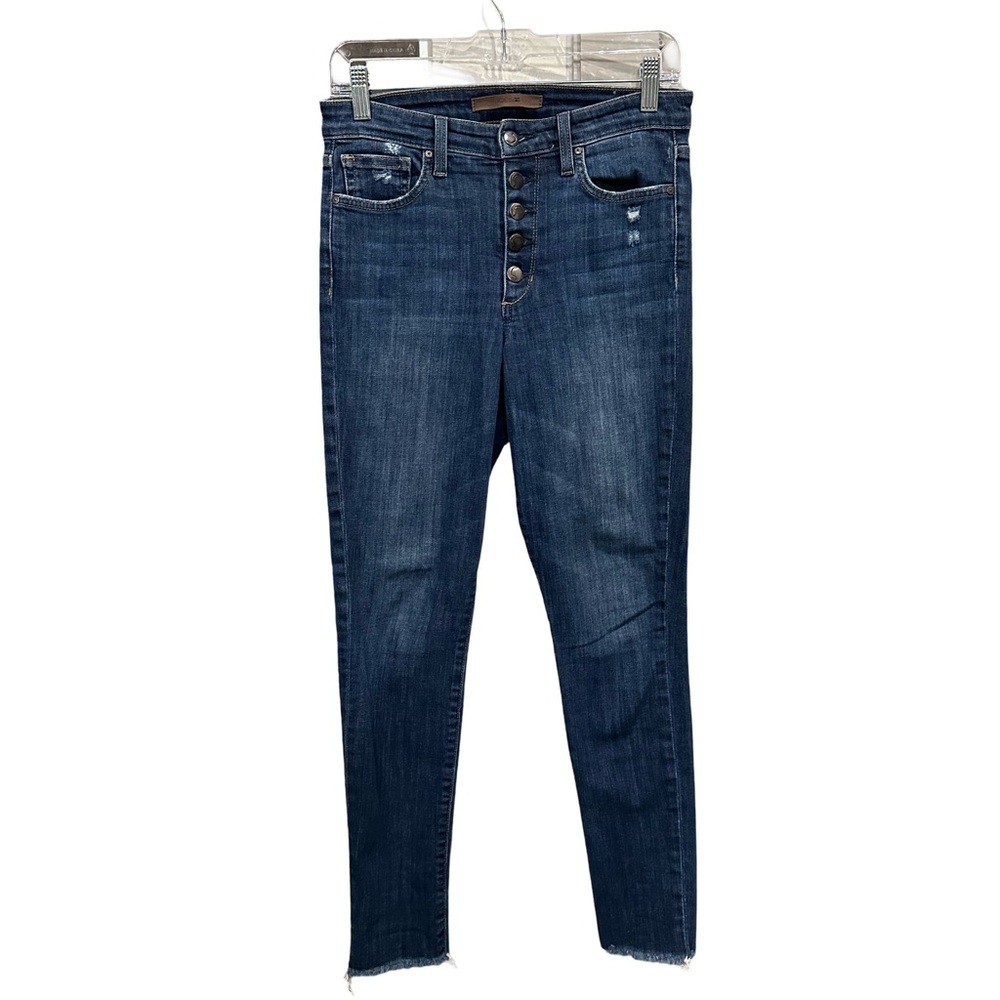 Joes Jeans High Rise Skinny Ankle Denim Button Fly Size 26
